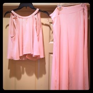 Two Piece Crop Top Set From Fashion Nova